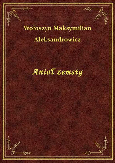ebooki: Anioł zemsty – ebook