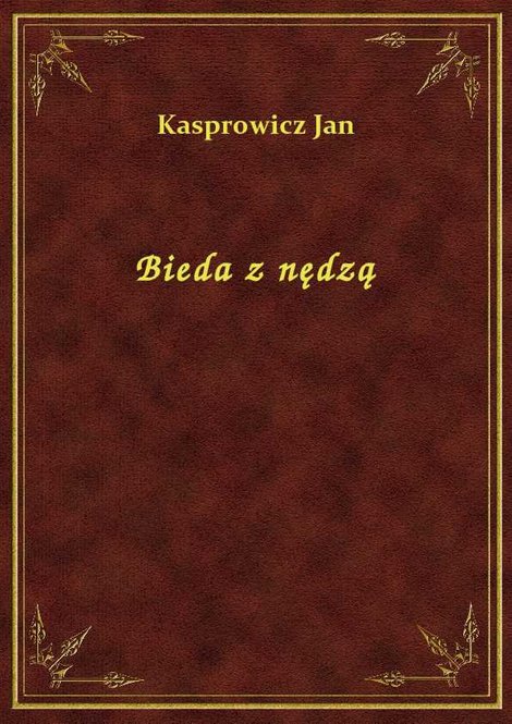 ebooki: Bieda z nędzą – ebook