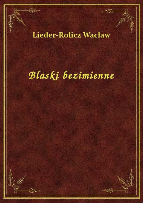 ebooki: Blaski bezimienne – ebook
