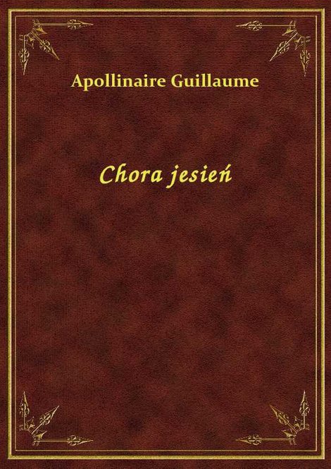 ebooki: Chora jesień – ebook