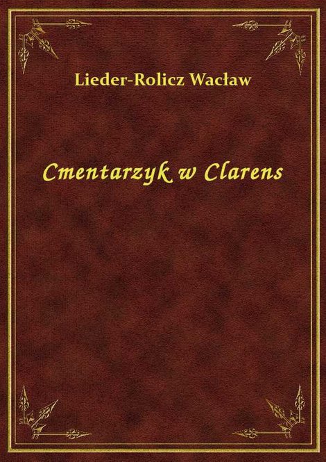 ebooki: Cmentarzyk w Clarens – ebook
