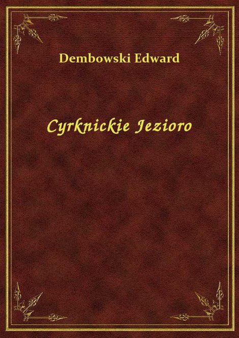 ebooki: Cyrknickie Jezioro – ebook