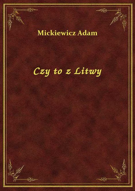 ebooki: Czy to z Litwy – ebook