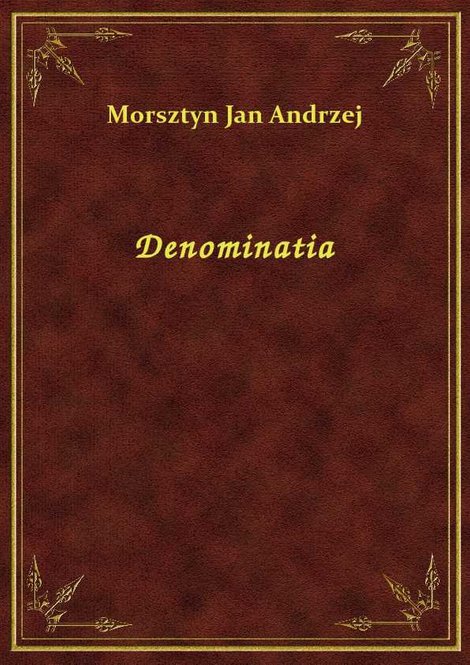 ebooki: Denominatia – ebook