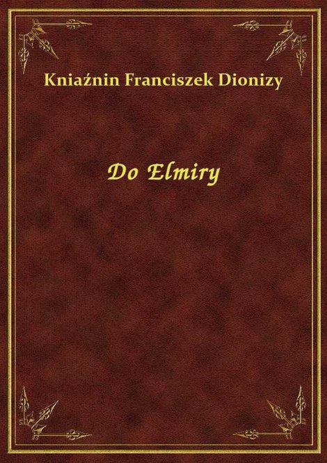 ebooki: Do Elmiry – ebook