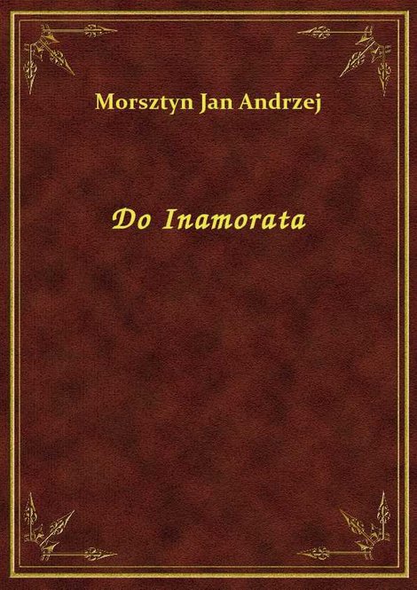 ebooki: Do Inamorata – ebook