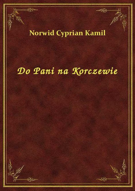 ebooki: Do Pani na Korczewie – ebook