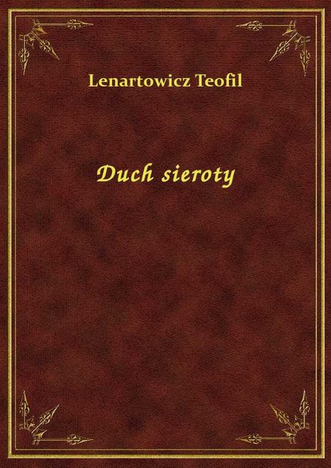 ebooki: Duch sieroty – ebook