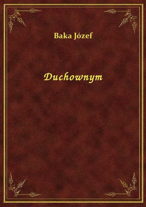 ebooki: Duchownym – ebook