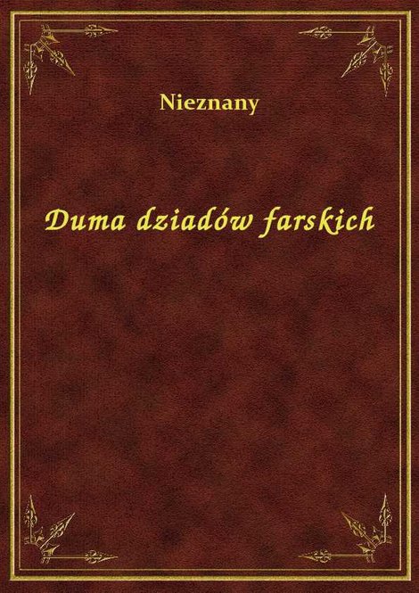 ebooki: Duma dziadów farskich – ebook