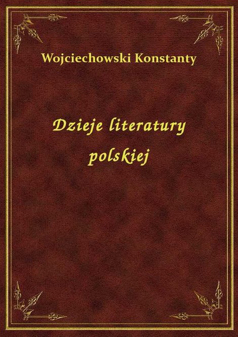 ebooki: Dzieje literatury polskiej – ebook