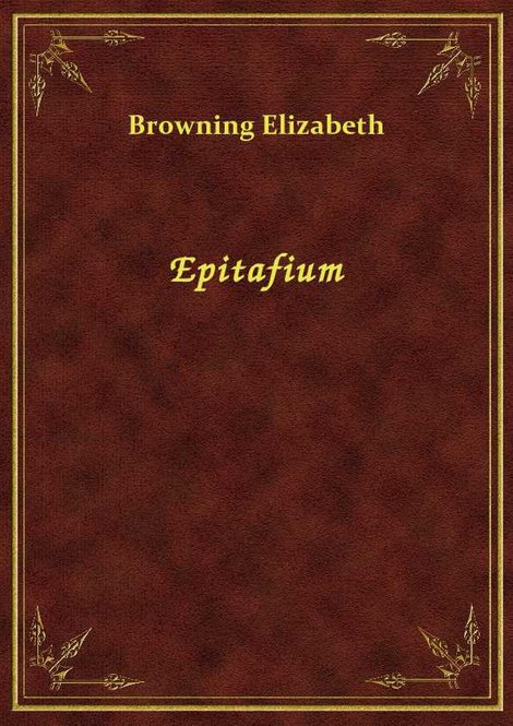 ebooki: Epitafium – ebook