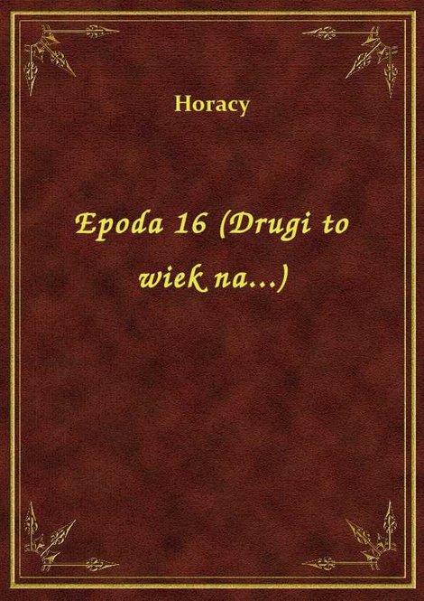 ebooki: Epoda 16 (Drugi to wiek na...) – ebook