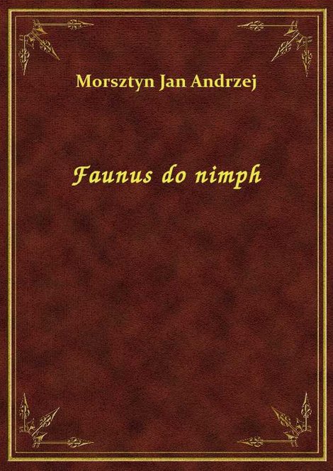 ebooki: Faunus do nimph – ebook