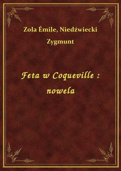 ebooki: Feta w Coqueville : nowela – ebook