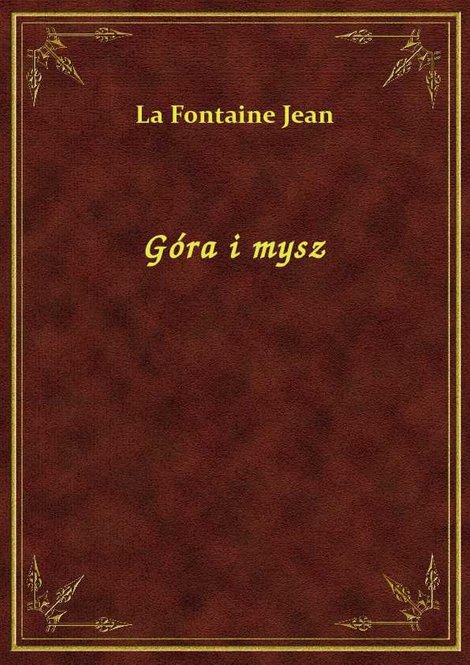 ebooki: Góra i mysz – ebook