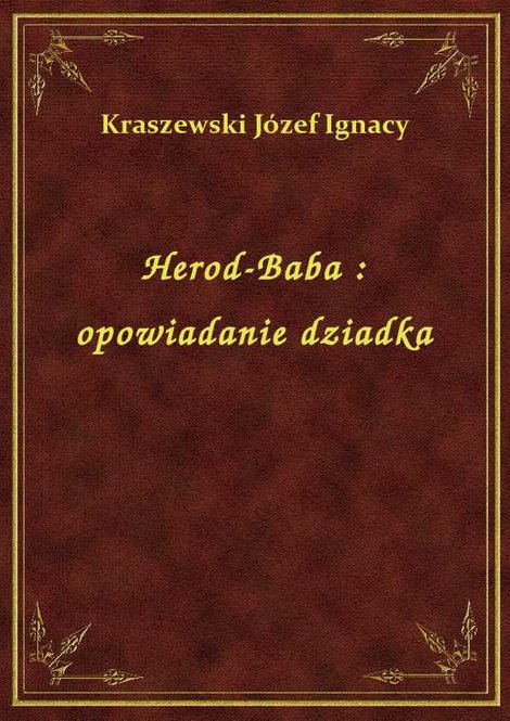 ebooki: Herod-Baba : opowiadanie dziadka – ebook