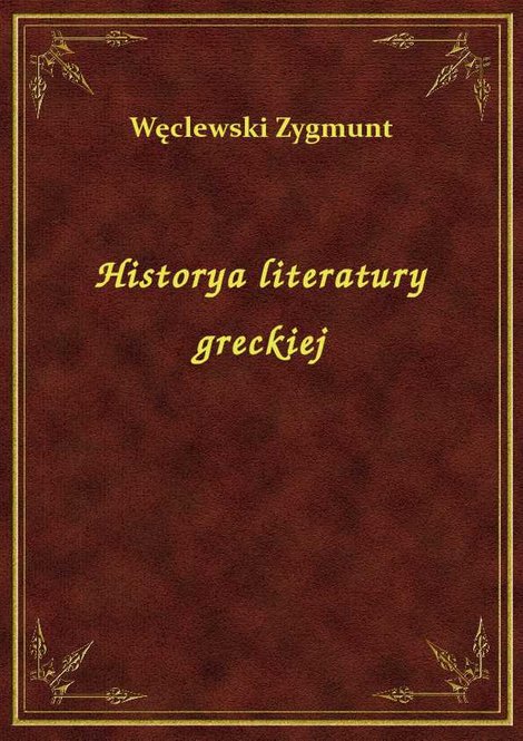 ebooki: Historya literatury greckiej – ebook