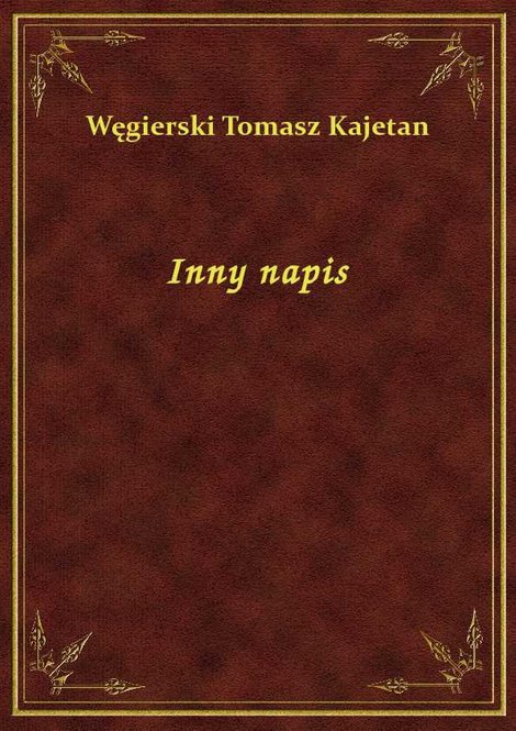 ebooki: Inny napis – ebook