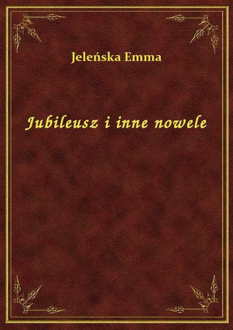 ebooki: Jubileusz i inne nowele – ebook
