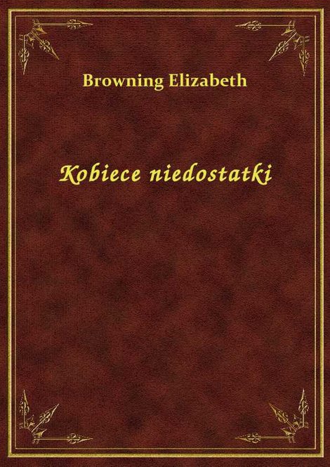 ebooki: Kobiece niedostatki – ebook