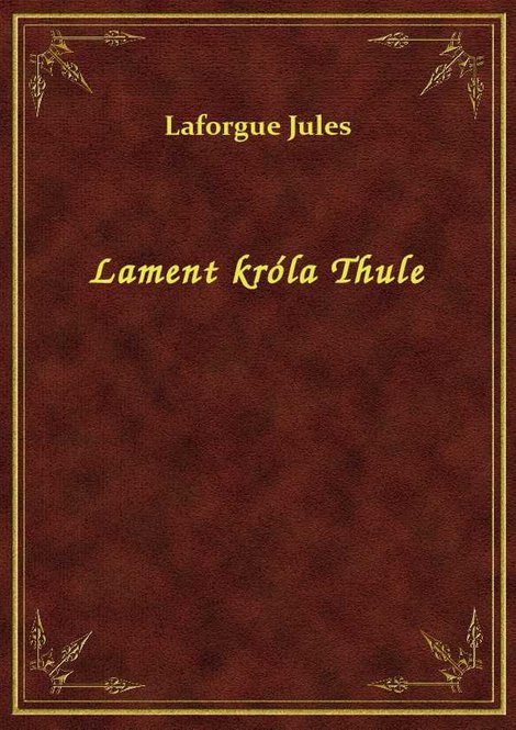 ebooki: Lament króla Thule – ebook