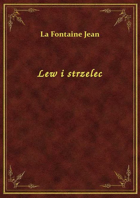 ebooki: Lew i strzelec – ebook
