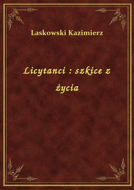 ebooki: Licytanci : szkice z życia – ebook