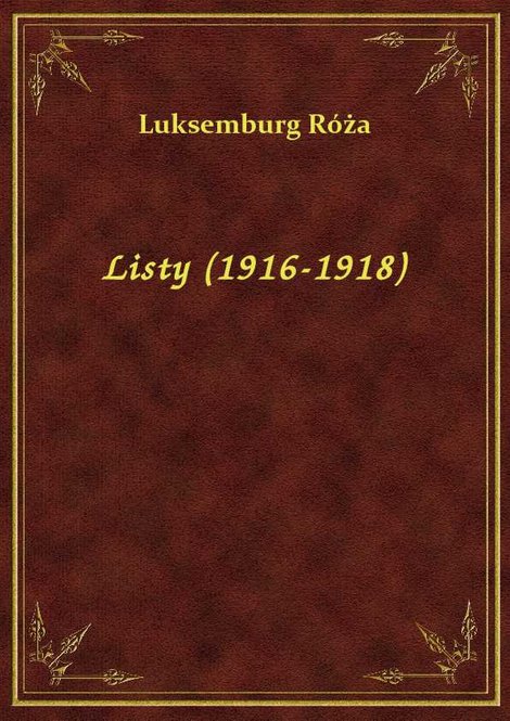 ebooki: Listy (1916-1918) – ebook
