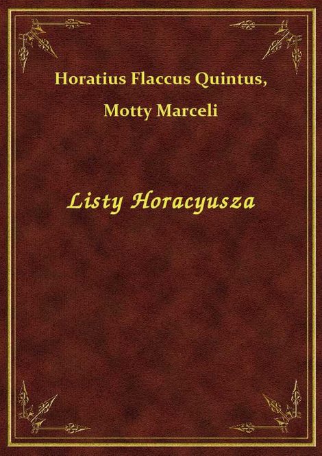 ebooki: Listy Horacyusza – ebook