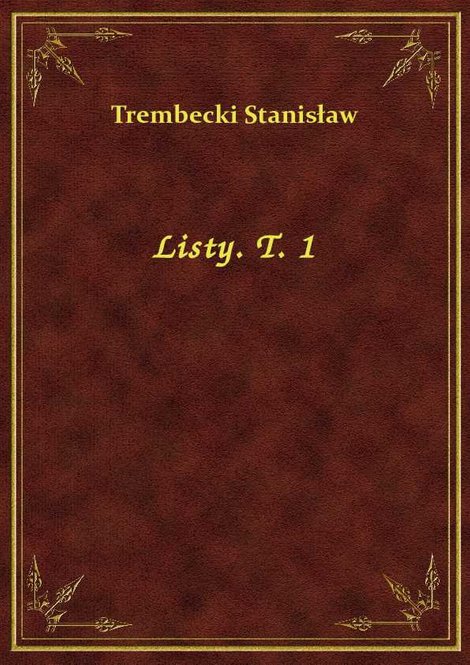 ebooki: Listy. T. 1 – ebook