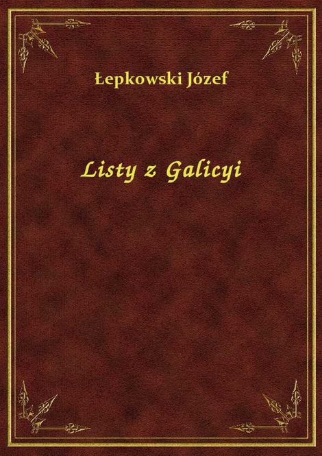 ebooki: Listy z Galicyi – ebook