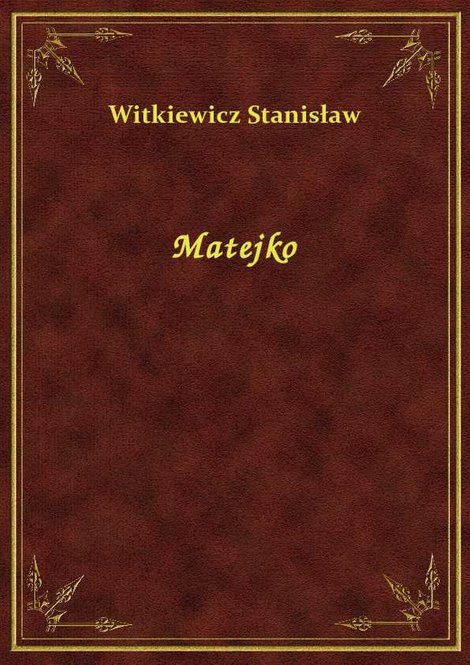 ebooki: Matejko – ebook