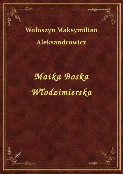 ebooki: Matka Boska Włodzimierska – ebook