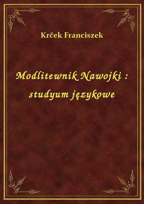 ebooki: Modlitewnik Nawojki : studyum językowe – ebook