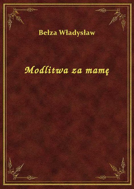ebooki: Modlitwa za mamę – ebook