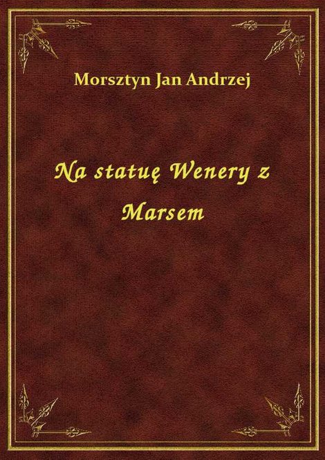 ebooki: Na statuę Wenery z Marsem – ebook