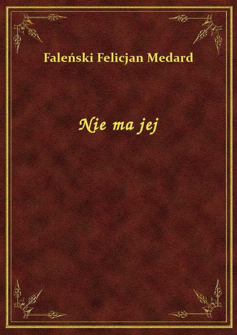 ebooki: Nie ma jej – ebook