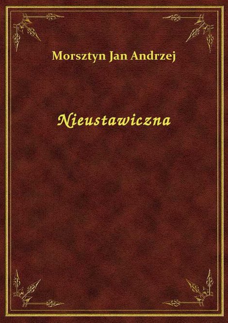 ebooki: Nieustawiczna – ebook