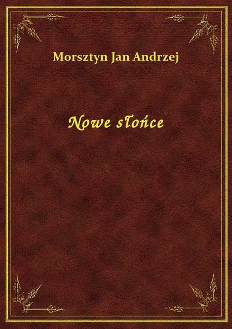 ebooki: Nowe słońce – ebook