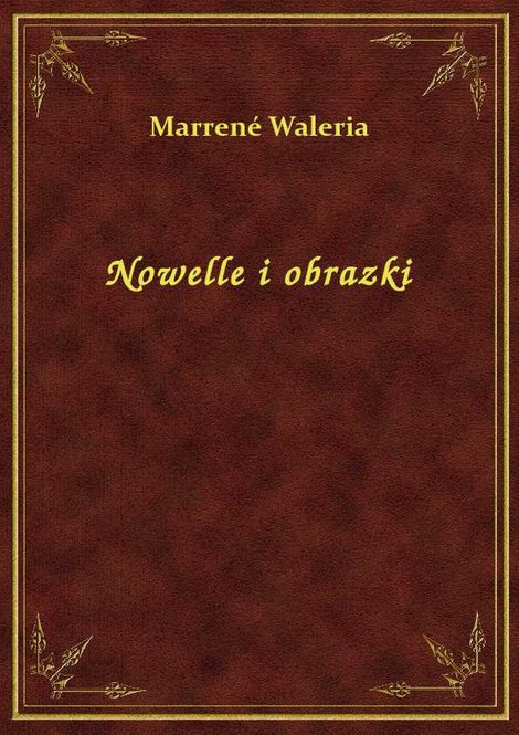 ebooki: Nowelle i obrazki – ebook