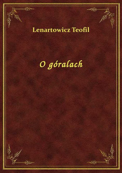 ebooki: O góralach – ebook