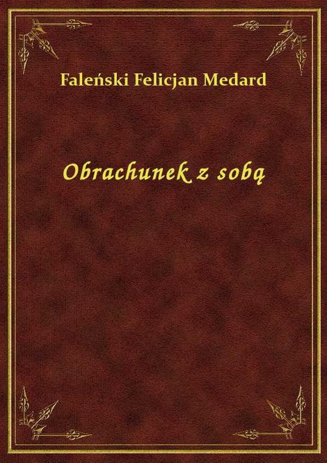 ebooki: Obrachunek z sobą – ebook