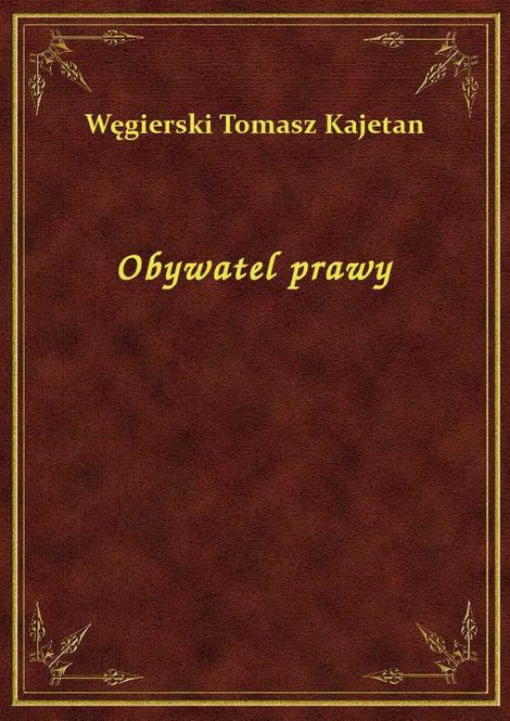 ebooki: Obywatel prawy – ebook