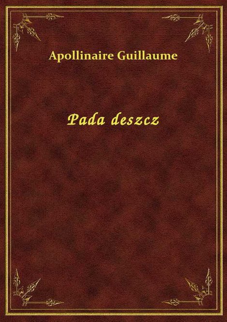 ebooki: Pada deszcz – ebook