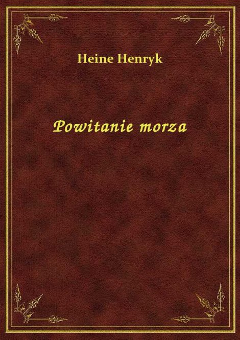 ebooki: Powitanie morza – ebook