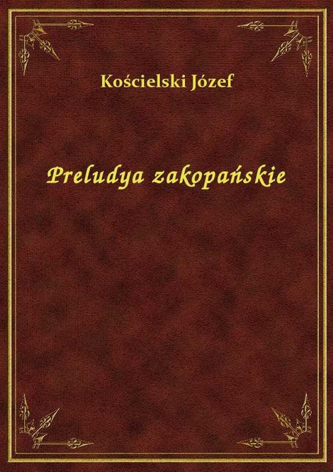 ebooki: Preludya zakopańskie – ebook