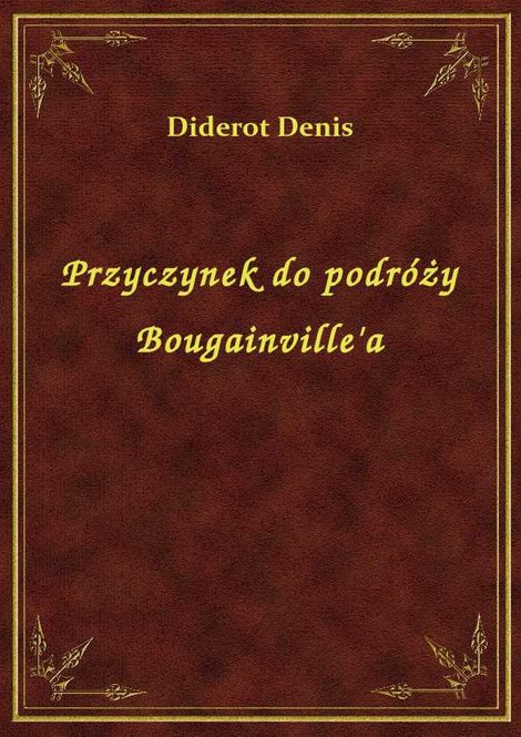 ebooki: Przyczynek do podróży Bougainville'a – ebook