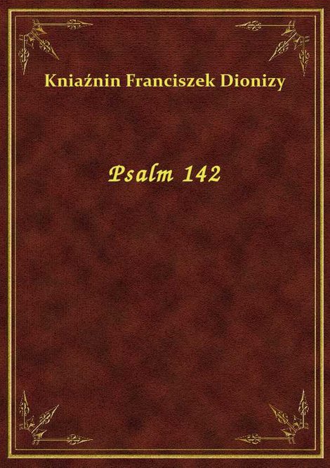 ebooki: Psalm 142 – ebook