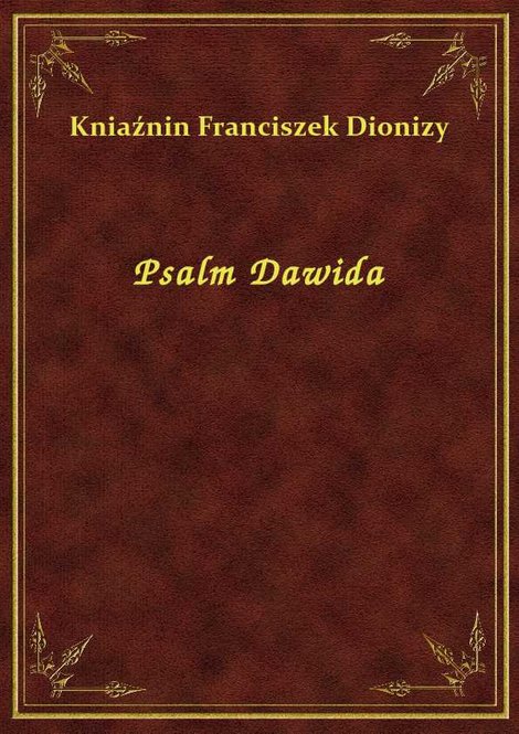 ebooki: Psalm Dawida – ebook
